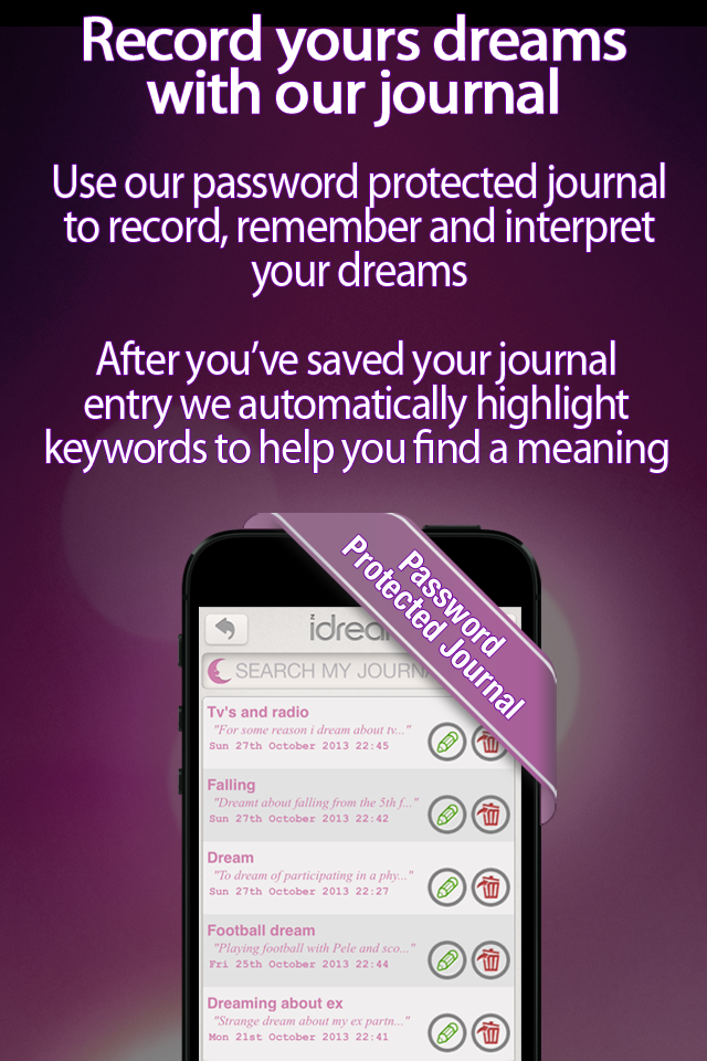iDream - Dream Dictionary Screen 3