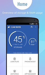Clean Master (Speed Booster) - screenshot thumbnail