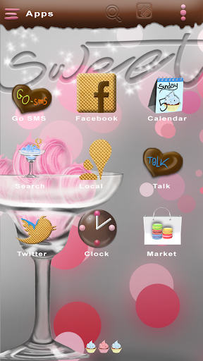 Sweet Go Launcher Theme