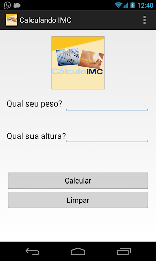 Calculando IMC