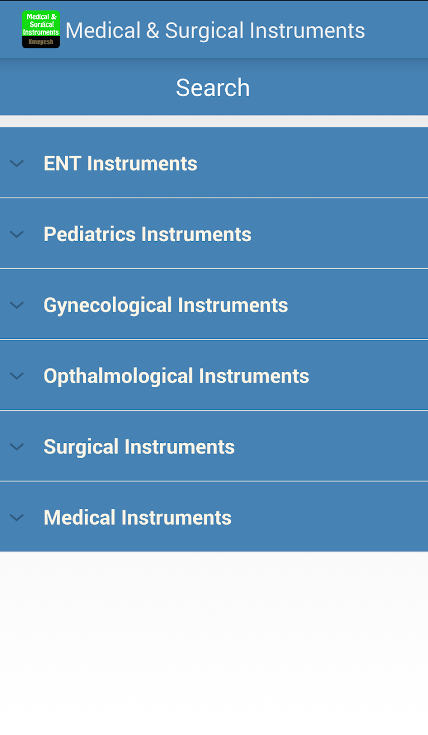 Medical &amp; Surgical Instruments Screen 1