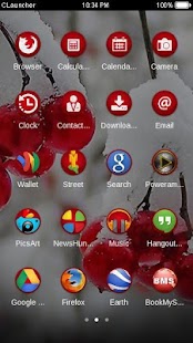 Snowy Cherry Theme Screenshots 2