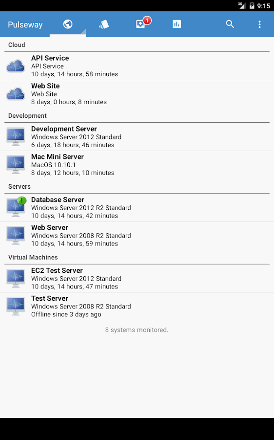    Pulseway- screenshot  