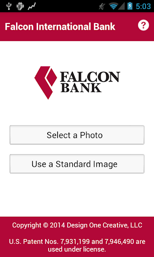 Falcon Bank My Photo Card