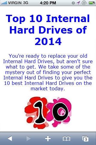 Internal Hard Drive Reviews