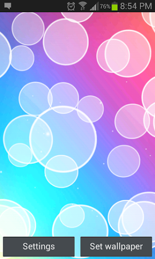 Colourful Bokeh Live Wallpaper