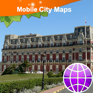 Biarritz Street Map logo