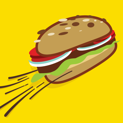 Burger Attack LOGO-APP點子