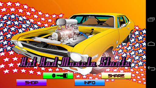 【免費賽車遊戲App】Hot Rod Muscle Stunts-APP點子