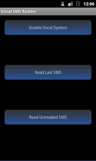 Vocal SMS Reader