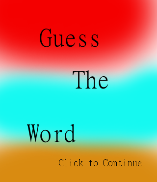 Guess The Word 500