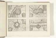 Plattegronden van Gravelines, Bergues, Bourbourg en Mardijk, 1726