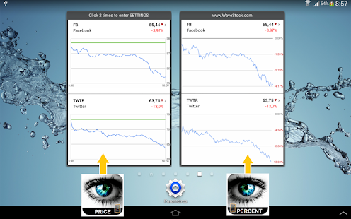 Intraday Stocks Widget PRO