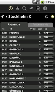 Tågtavlan v2 Screenshots 0