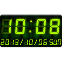 LED clock widget -Me Clock mobile app icon