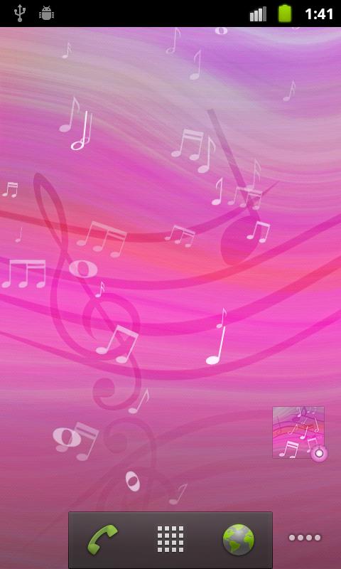 Android application Melody Pro Live Wallpaper screenshort