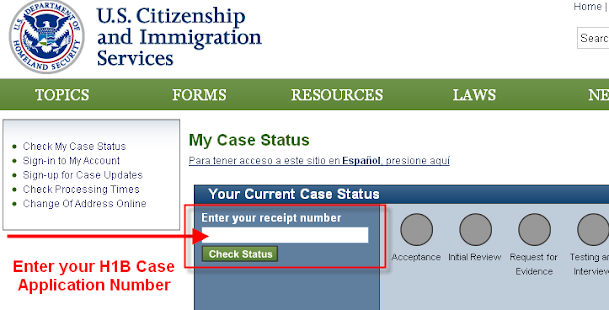 H1B Status Screenshots 5
