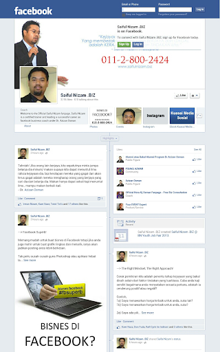 Saiful Nizam: Fb Business