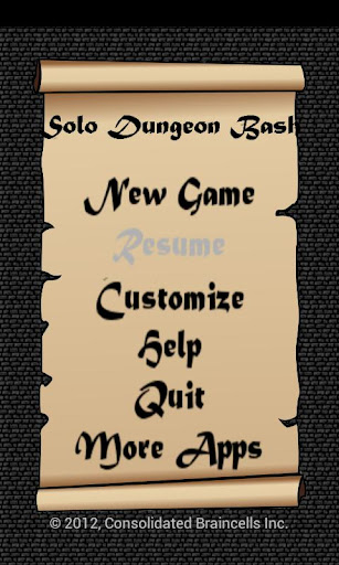 Solo Dungeon Bash