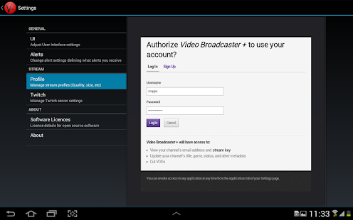 Video Broadcaster + - screenshot thumbnail