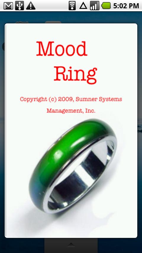 Android application Mood Ring screenshort