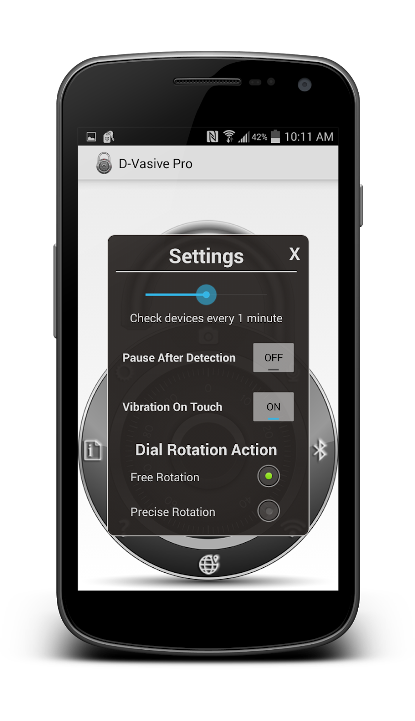 D-Vasive Pro ANTI-SPY Screen 1