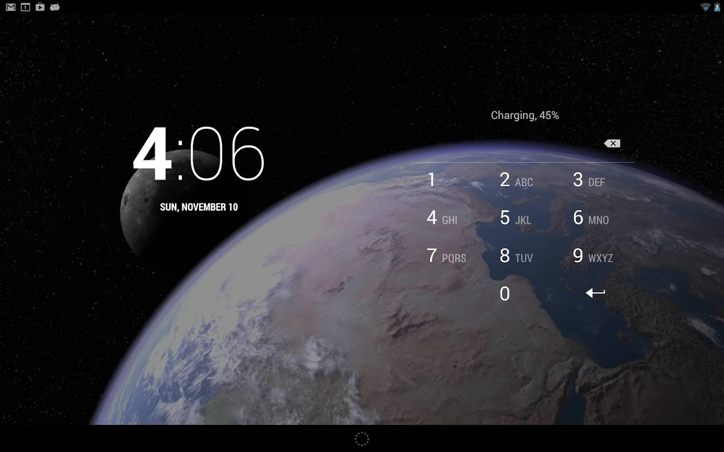 Earth & Moon in HD Gyro 3D PRO - screenshot