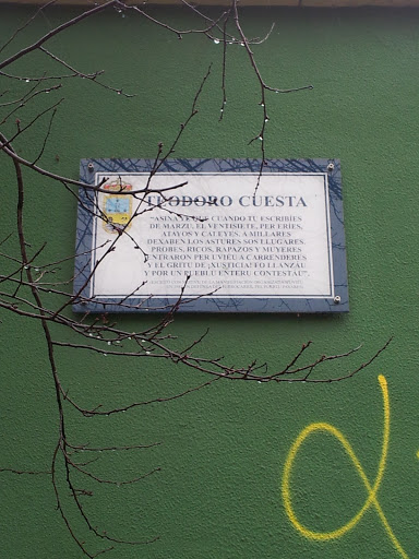Placa Teodoro Cuesta