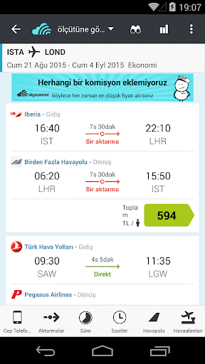 【免費旅遊App】Skyscanner - Tüm Uçuşlar-APP點子