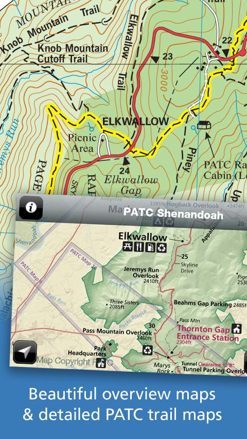 Android application PATC Shenandoah screenshort