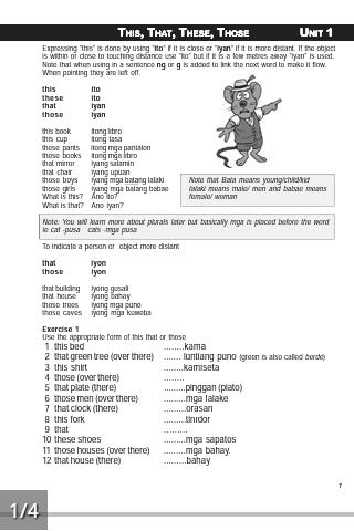 Filipino Tagalog Work book Screen 3