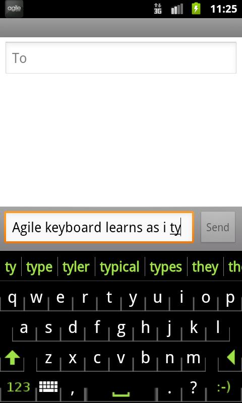 Android application Agile Keyboard screenshort