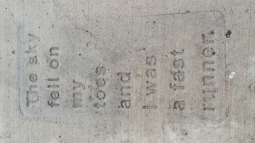 Message in Sidewalk