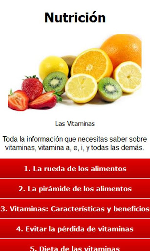 【免費運動App】Nutrición, Vitaminas-APP點子