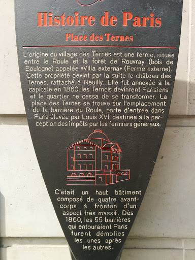 Histoire de la Place Des Ternes