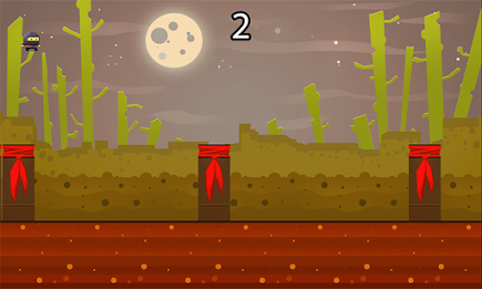 Jumpy Ninja Run poster 2