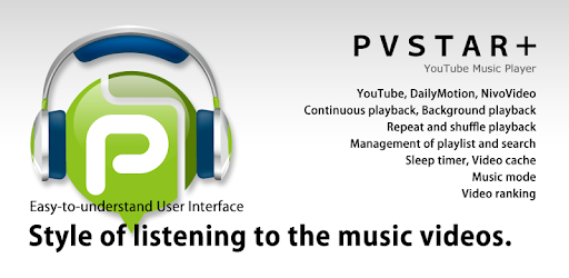 PVSTAR+ (YouTube Music Player) -  apk apps
