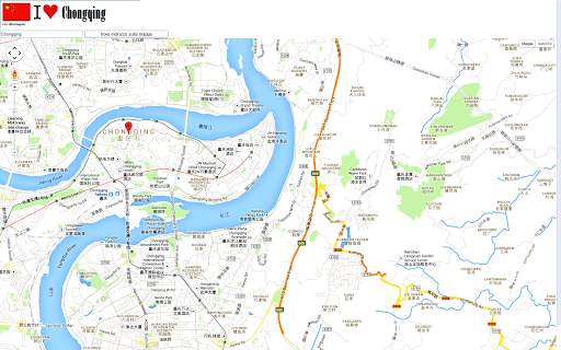 【免費交通運輸App】Chongqing maps-APP點子