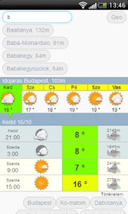 Free Időjárás - idojaras meteo .com APK for Android