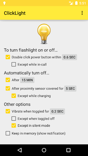 ClickLight Flashlight