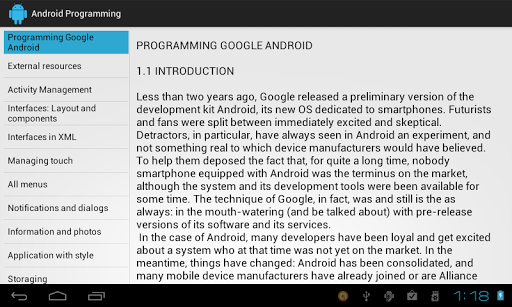 【免費書籍App】Programming Android-APP點子