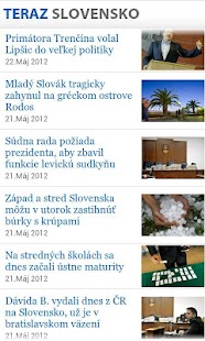 TERAZ.SK Screenshots 0
