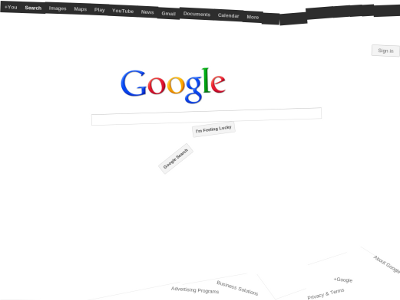 Google Space By Mr.Doob - Experiments With Google