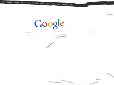 Google Space by Mr.doob - Experiments with Google