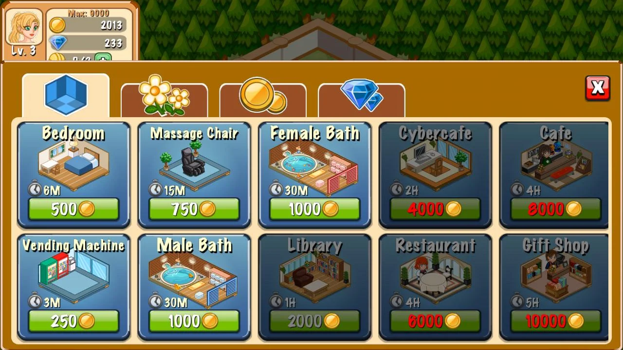  Hotel Story: Resort Simulation- หน้าจอ 