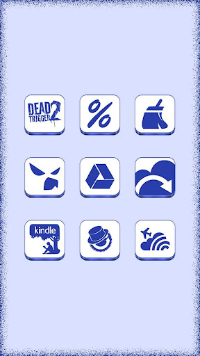 VRS White-Blue Icon Pack