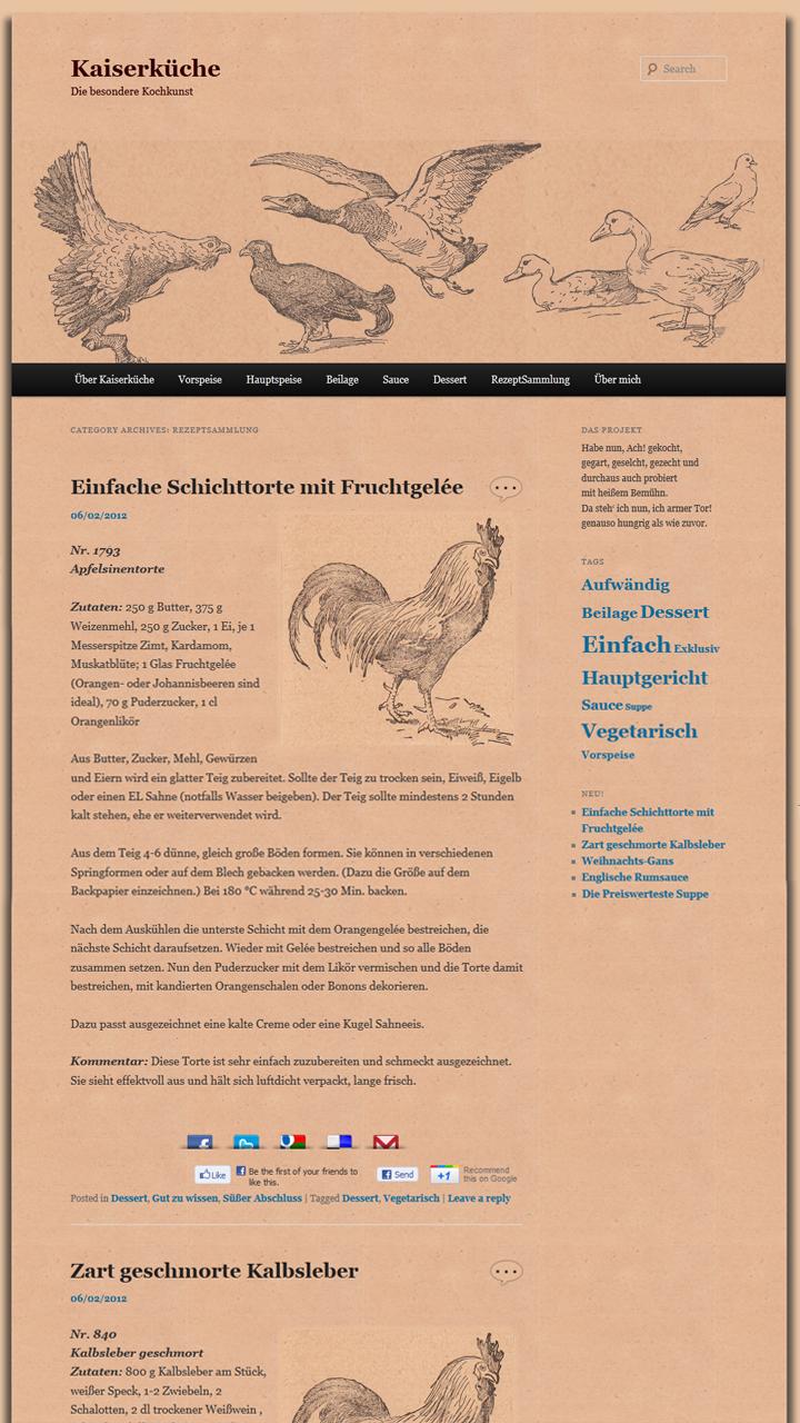 Android application Kaiserküche Pro - Kochbuch screenshort