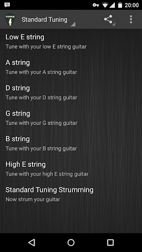 Simple Guitar Tuner