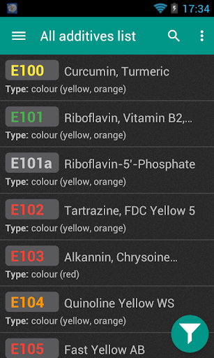 Food Additives screenshot 1