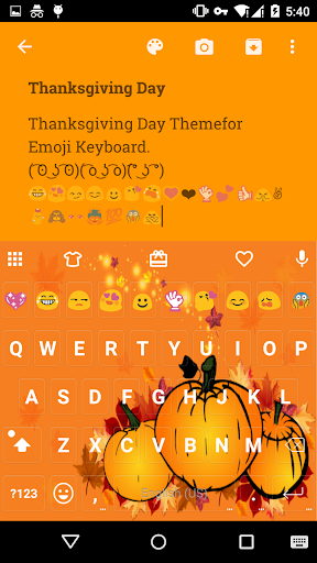 Thanksgiving Day Keyboard